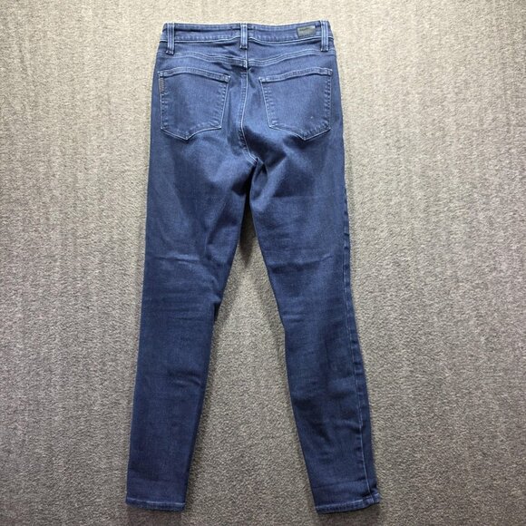 Paige Margot Ankle Jeans Womens 29 Blue High Rise Skinny Stretch Denim - Picture 2 of 10